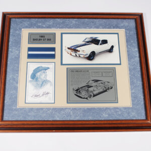 Poster from Shelby American, celebrating the Shelby GT350